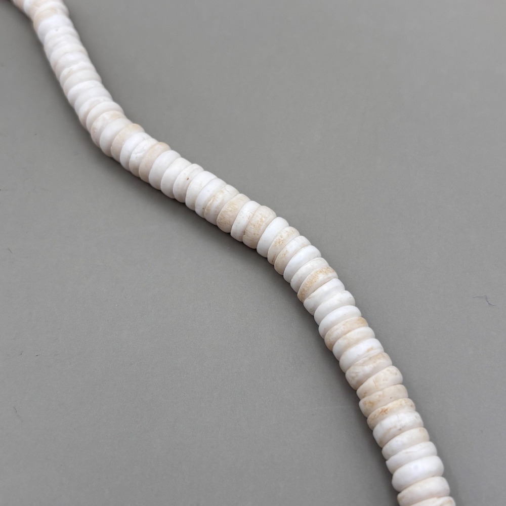 Vtg Hawaiian Puka Shell Beaded Necklace Beach Jewelry Surf 19.25 - Picture 6 of 8